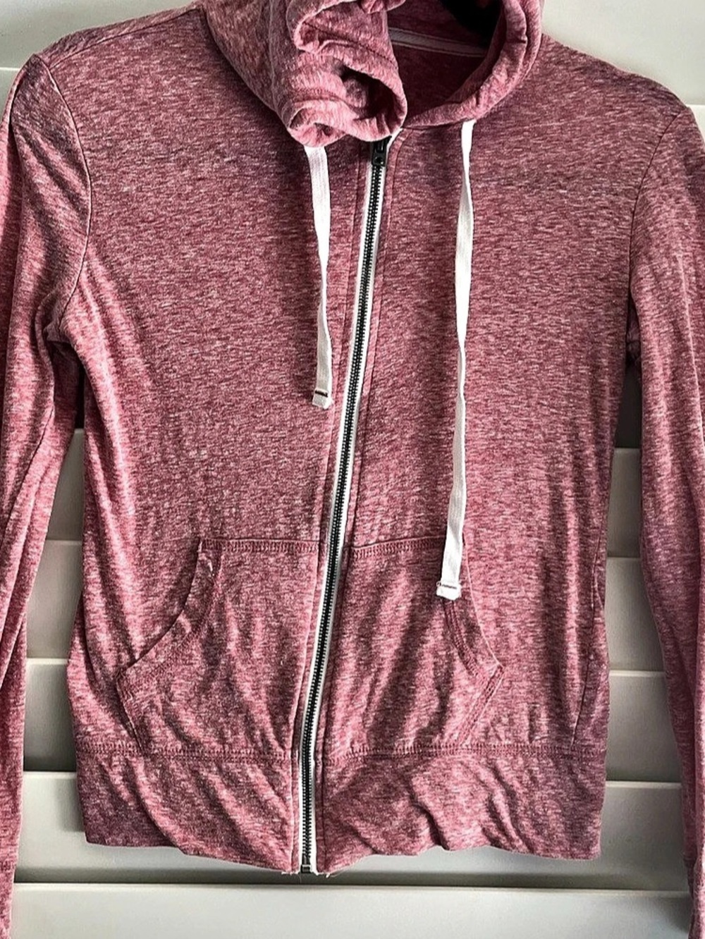 Aeropostale Pink Zip Hoodie Size Small